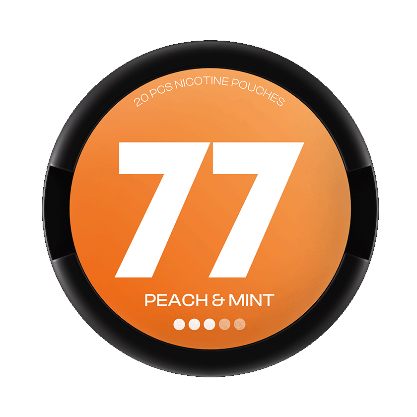 77 Peach & Mint -nikotiinipussit