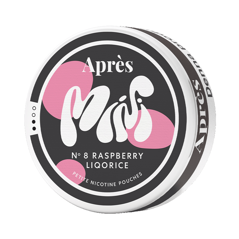 Après Raspberry Liqorice Mini -nikotiinipussit