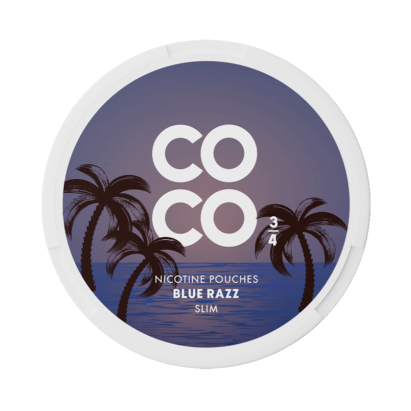 COCO Blue Razz Slim Strong -nikotiinipussit