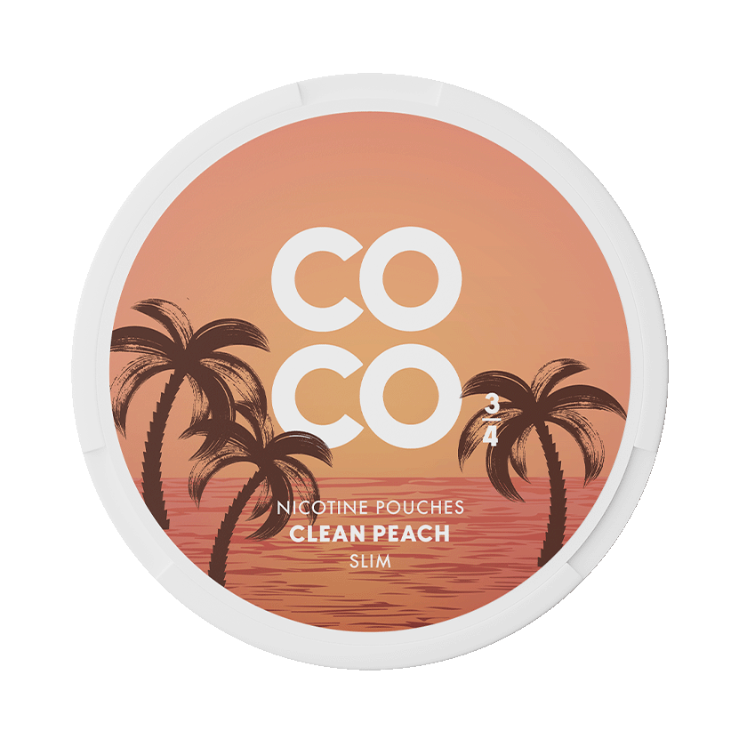 COCO Clean Peach Slim Strong -nikotiinipussit