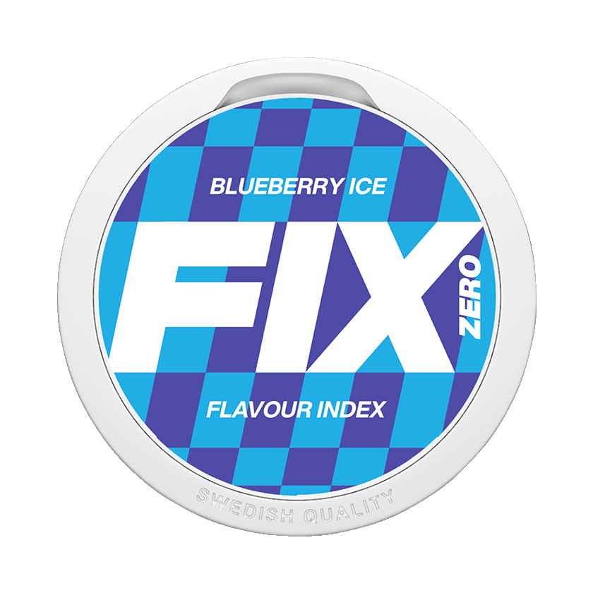 FIX Blueberry Ice Zero Nikotinfritt Snus