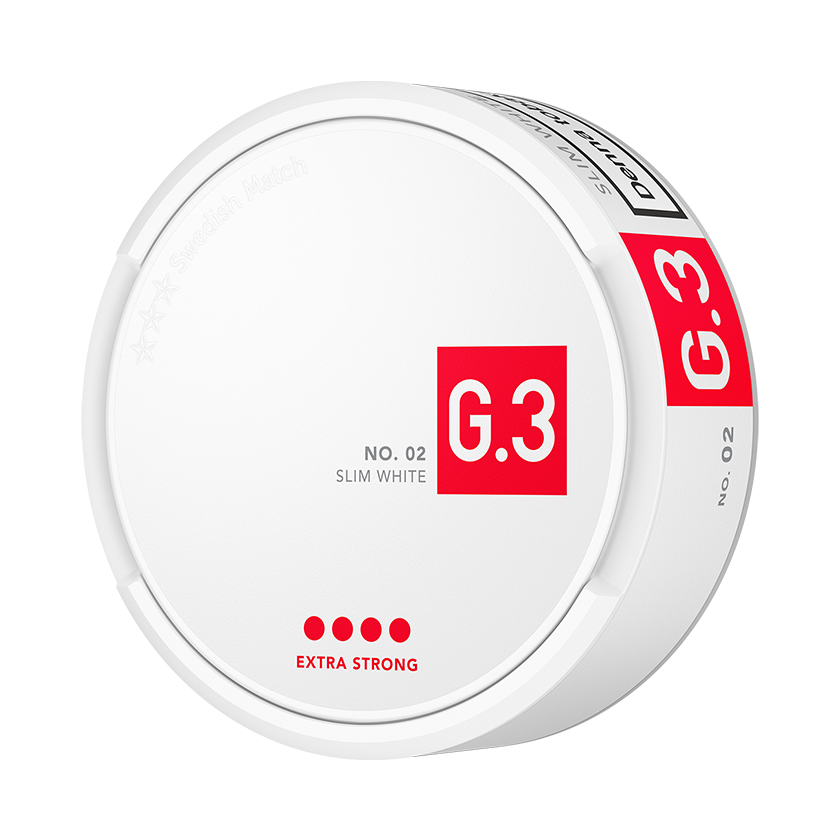 General G.3 Slim Extra Strong White Pussinuuska