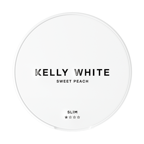 Kelly White Sweet Peach Slim -nikotiinipussit