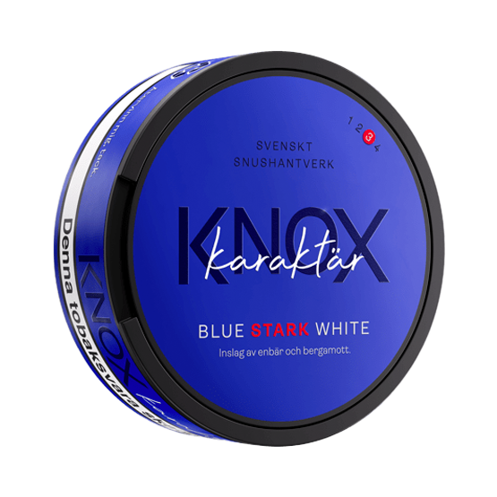 Knox Karaktär Blue Stark White Pussinuuska -nikotiinipussit