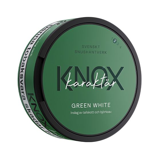 Knox Karaktär Green White Pussinuuska -nikotiinipussit