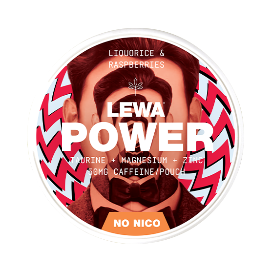 LEWA Liquorice & Raspberries Nikotinfritt Snus