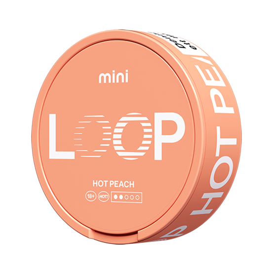 Loop Hot Peach Mini -nikotiinipussit