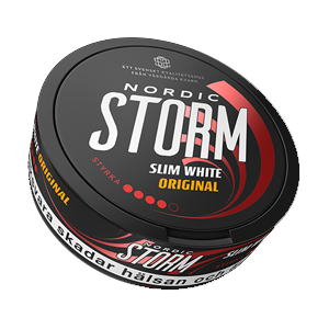 Nordic Storm Slim White Original Pussinuuska -nikotiinipussit