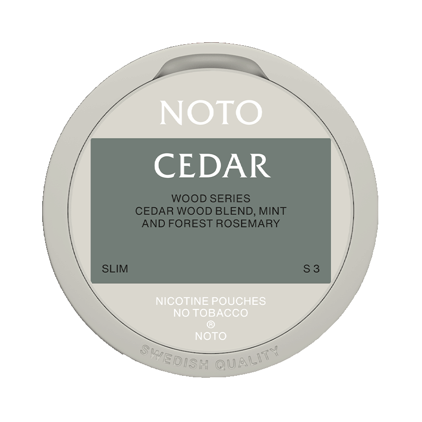 NOTO Cedar #3 -nikotiinipussit