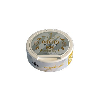 Oden's 69 White Dry Pussinuuska -nikotiinipussit