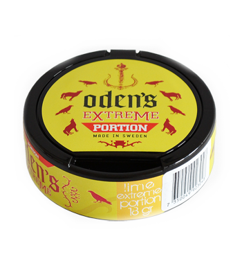 Oden's Extreme Lime Pussinuuska -nikotiinipussit