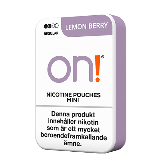 On! Lemon Berry 3mg -nikotiinipussit