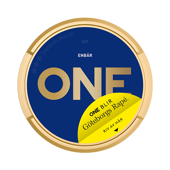 ONE Blå White Pussinuuska