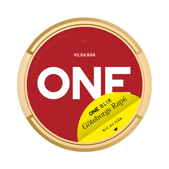 ONE Röd White Pussinuuska