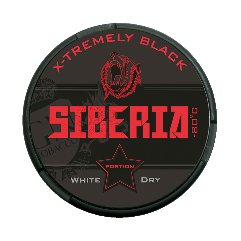 Siberia Black White Dry Pussinuuska -nikotiinipussit