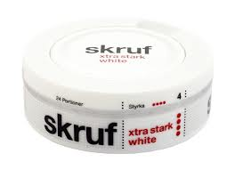 Skruf Extra Stark White Pussinuuska -nikotiinipussit