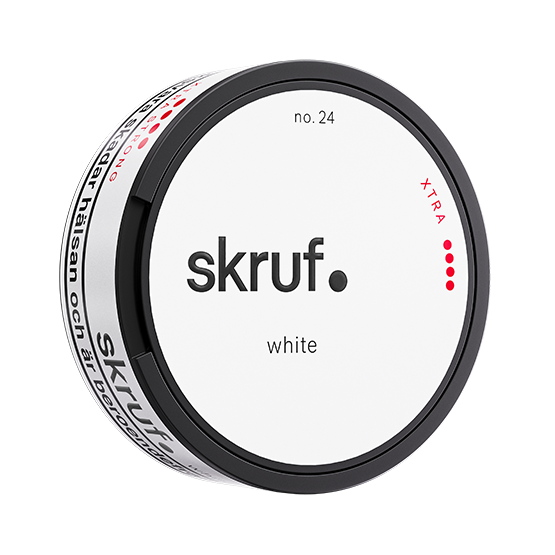 Skruf No.24 White Xtra Strong Pussinuuska