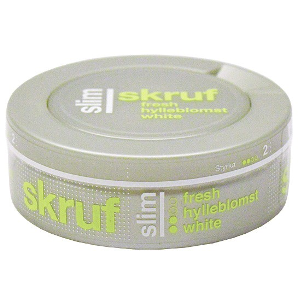 Skruf Slim Fresh Hylleblomst White Pussinuuska -nikotiinipussit