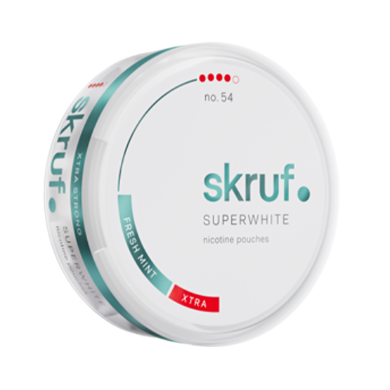 Skruf Superwhite No.54 Fresh Mint Xtra Strong