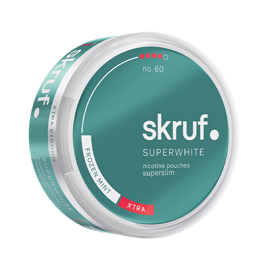 Skruf Superwhite No.60 Frozen Mint Superslim Xtra Strong