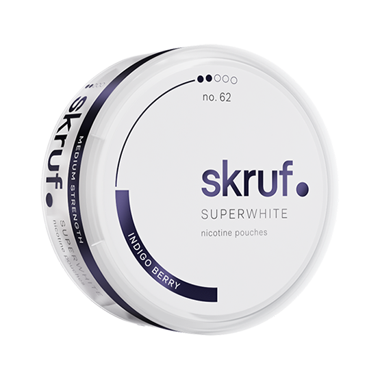 Skruf Superwhite No.62 Indigo Berry -nikotiinipussit