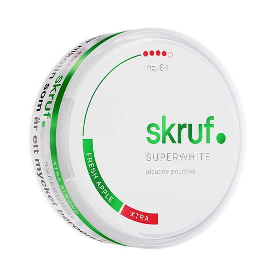Skruf Superwhite No.64 Fresh Apple Extra Strong