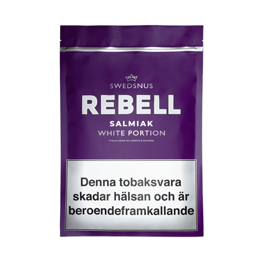 Swedsnus Rebell Salmiak 300 Pussinuuska -nikotiinipussit