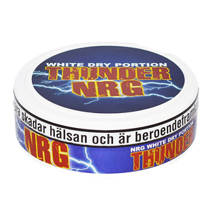 Thunder NRG White Dry Pussinuuska -nikotiinipussit