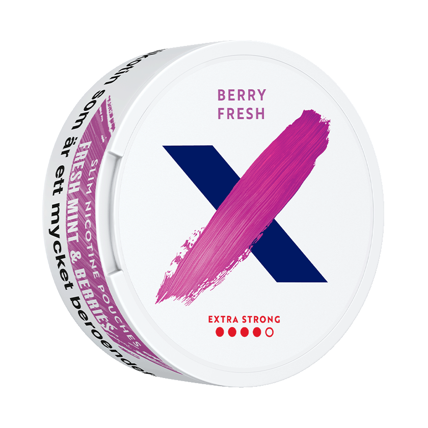 X Berry Fresh Slim Extra Strong -nikotiinipussit