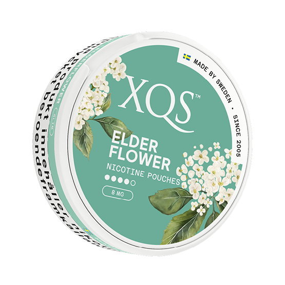 XQS Elderflower Slim Strong -nikotiinipussit