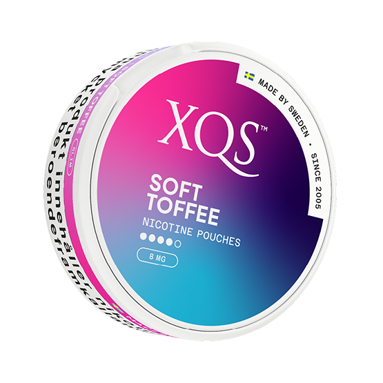 XQS Soft Toffee Slim Strong -nikotiinipussit