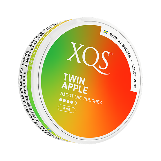 XQS Twin Apple Slim Strong -nikotiinipussit