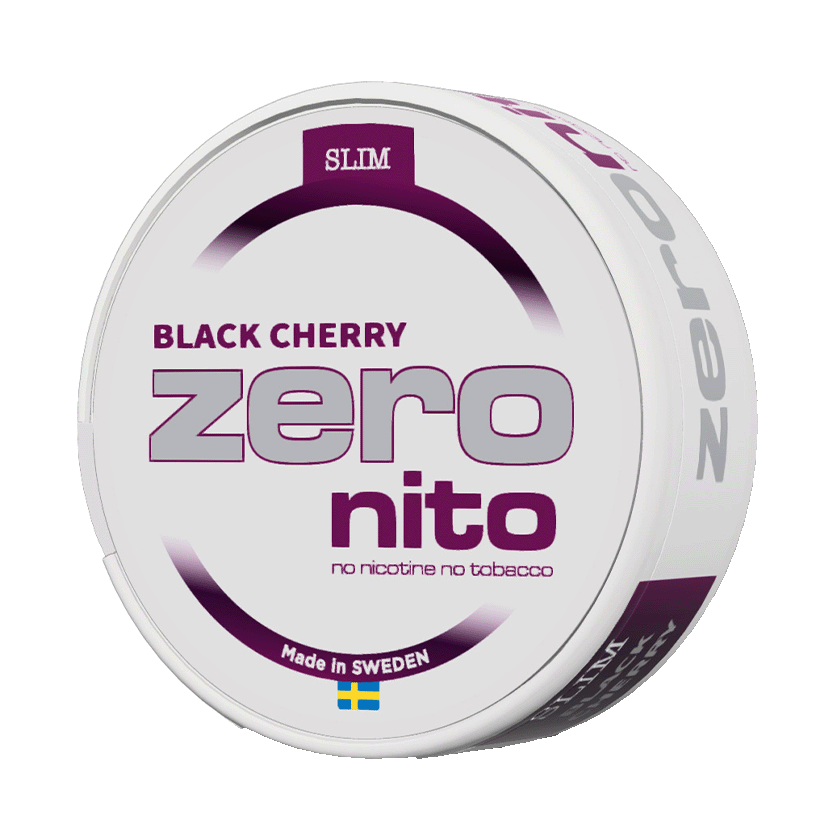 Zeronito Black Cherry Slim Nikotinfritt Snus -nikotiinipussit