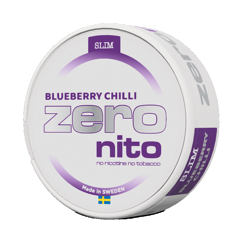 Zeronito Blueberry Chilli Slim Nikotinfritt Snus