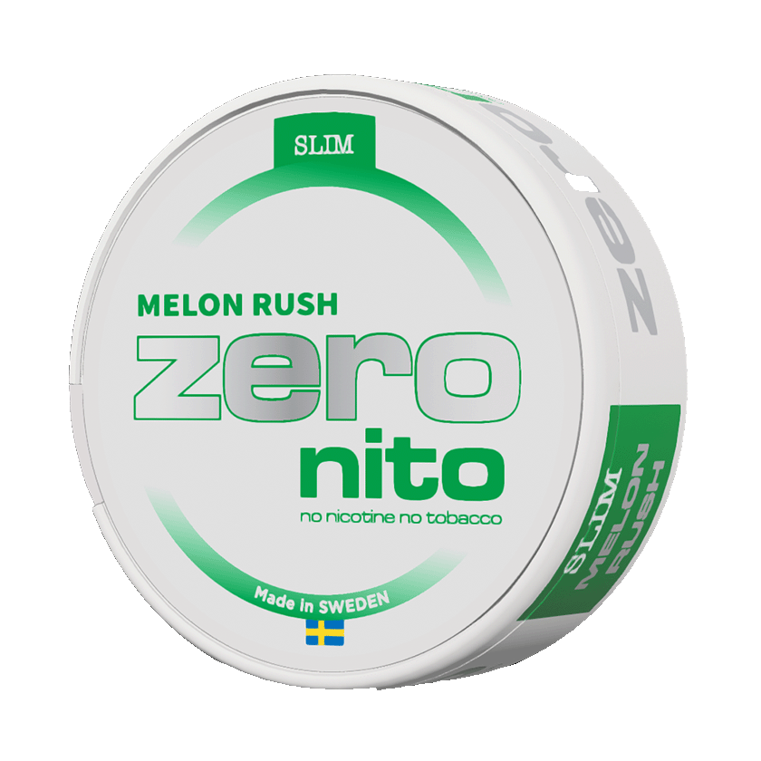 Zeronito Melon Rush Slim Nikotinfritt Snus -nikotiinipussit
