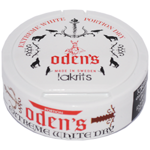 Oden's Lakrits Extreme White Dry Pussinuuska
